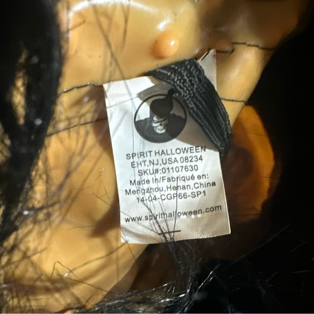 Chimp Monkey Ape Mask Full Face Costume Spirit Halloween One Size - Picture 7 of 9